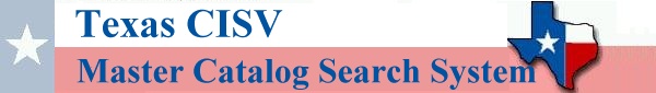 Texas CISV Master Catalog Search System